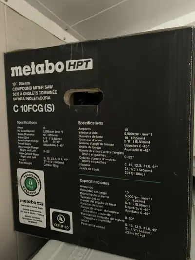 Metabo Compound Mitre Saw, View more