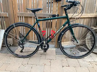 Marinoni touring extreme Hand made Columbus chromoly steel frame, Shamano SLX rapid fire group set,...