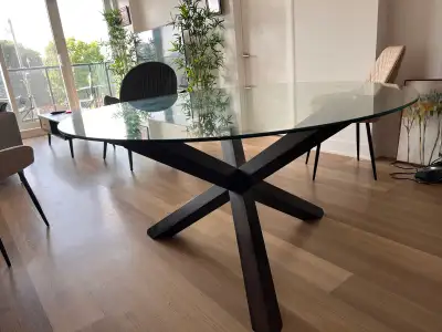 Dining Glass Round table, View more