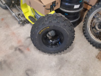 Brand new sport quad front wheel/tire