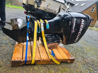 2007 Mercury optimax 225xl in great shape, had it scanned in August reading only 449 hours! Runs gre...