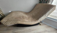 Large Microfiber rocking chair lounger with 6” cushion
