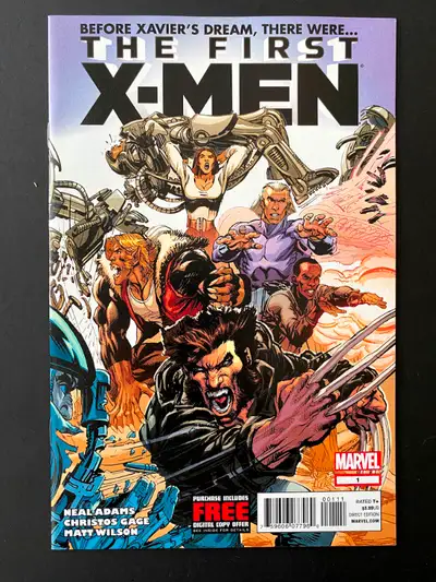First X-Men #1 - 2012 - Wolverine & Sabretooth -  Neal Adams, View more
