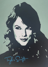 Taylor Swift canvas painting 