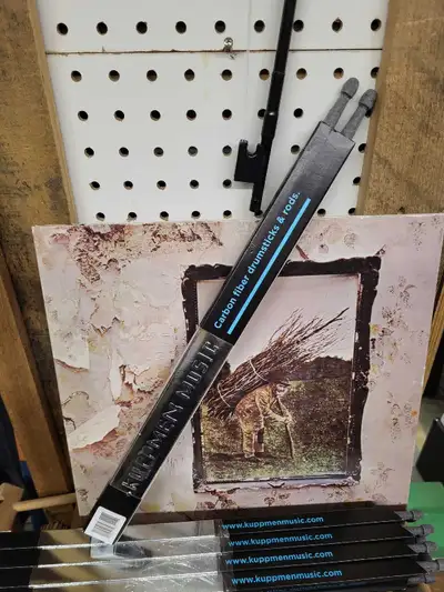 Carbon fiber drumsticks $50 per pair, View more