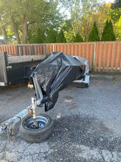 I'm selling a 12-foot aluminum boat, complete with a trailer and a 9.9 horsepower Mercury outboard m...