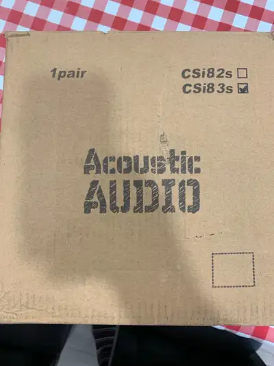 Get ready to elevate your audio experience with these NEW Acoustic Audio CSis83 3-Way Stereo Speaker...