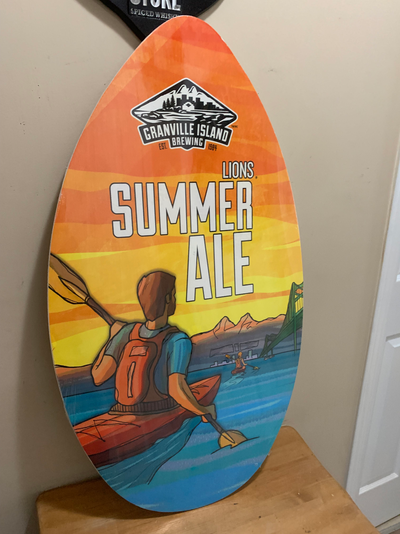 Huge Granville Island Summer Ale solid wood beer sign Mint Beautiful Solid wood, sign, with awesome...