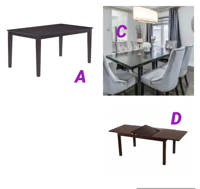 Mid-Century Black/ Extendable dining tables628632826804491223