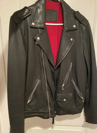 AllSaints - Leather Jacket - Men's medium