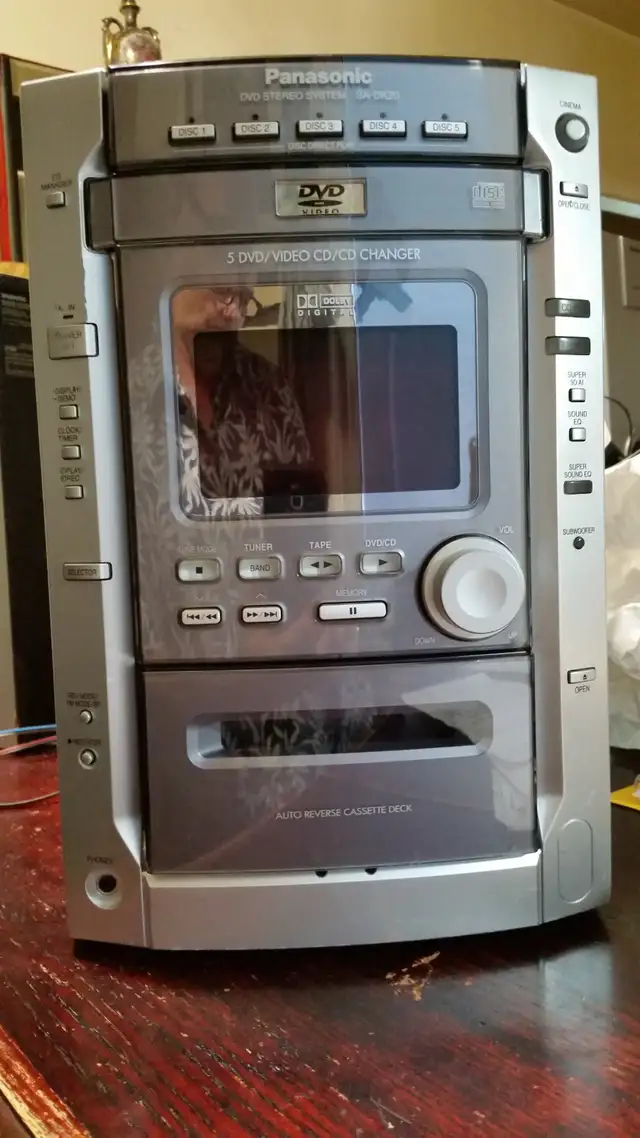 Panasonic 5 DVD/Video CD/CD Changer Stereo System SA-DK20. in Stereo Systems & Home Theatre in Winnipeg - Image 4