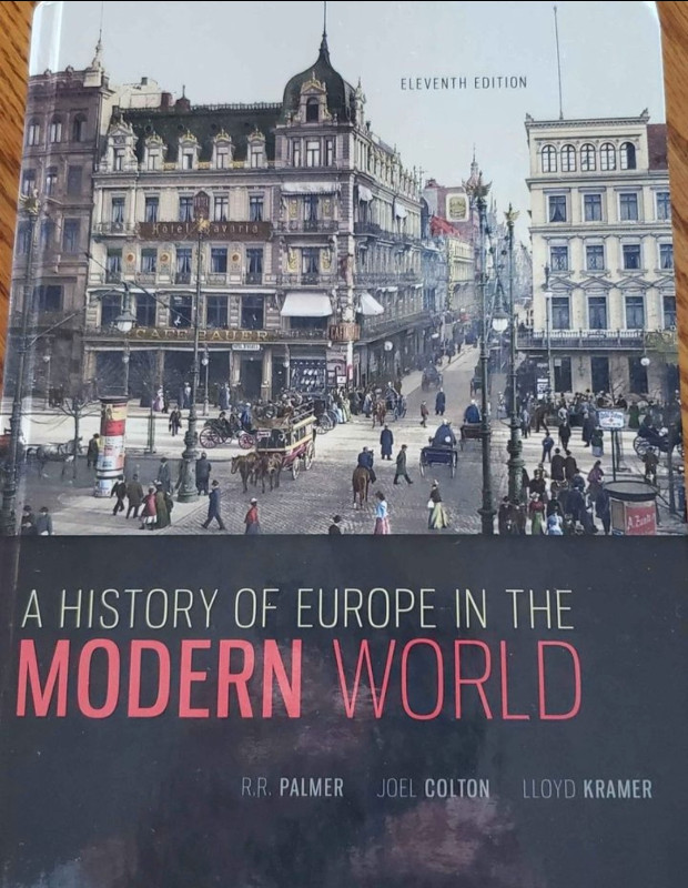 History of Europe in the Modern World in Textbooks in Woodstock