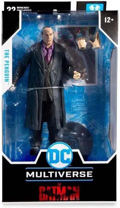 Hi, Selling a new McFarlane Toys DC Multiverse Batman Movie 2022 The Penguin for $20 Pick up in Osha...