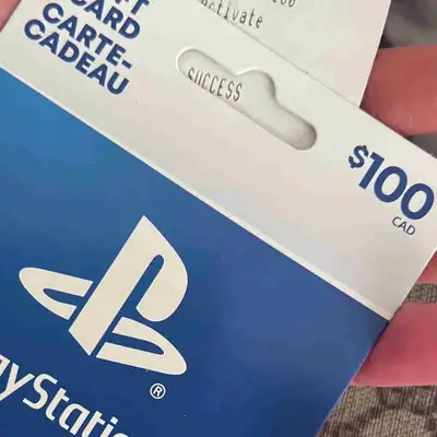 PlayStation gift card with receipt half price, View more