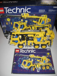 Vintage Lego Technic 8460 Pneumatic Crane Truck Box Instructions