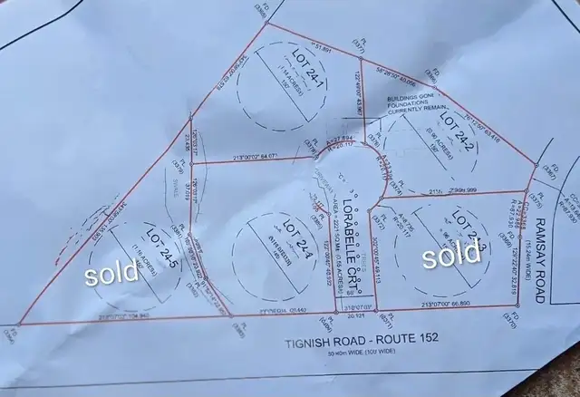 Large private lots for sale
