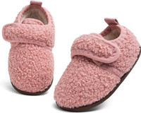Toddler Slippers Fuzzy Home Shoes Non Slip Cloud Memory Foam