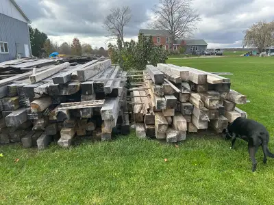 6x6 posts and 4x6 hardwood posts/beams, View more