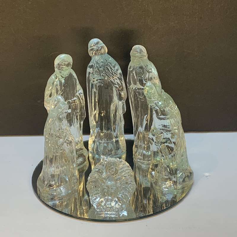 Vintage Glass 6 pc Nativity Scene Arts & Collectibles Oshawa / Durham Region Kijiji
