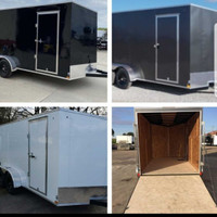 New 7x12 7x14 7x16 7x20 Enclosed trailer