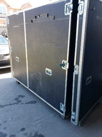 Road cases w/wheels for all your storage needs 