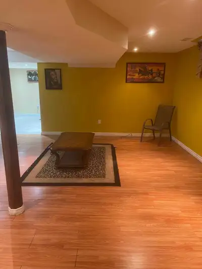 Available immediately in Brampton. Cozy 1 bedroom basement apartment. Separate entrance. Sandlewood...