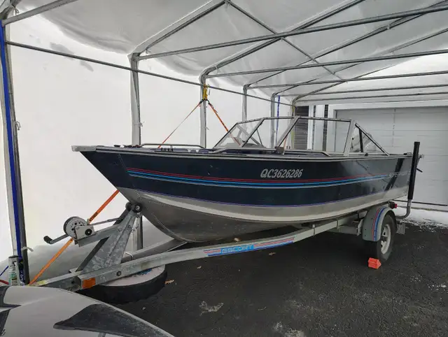 Bateau de pêche 16 pieds avec 50CV in Powerboats & Motorboats in Lévis - Image 2