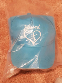 " Blessed " hat. Baby blue baseball cap. Brand new $20/each
