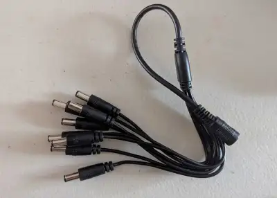 1 to 8 Power Splitter for Security Cameras, View more