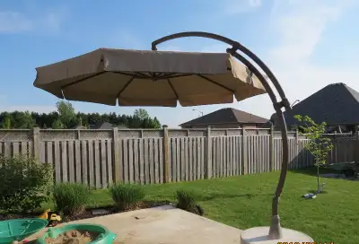 Sun Garden Parasol 11.5 feet with base, View more