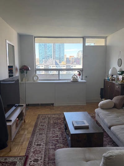 Looking for someone to take over my lease for a bright 1-bedroom apartment at 100 Wellesley St E, To...