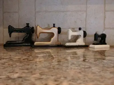 Decorative Handcrafted Miniature Vintage Sewing Machines, View more