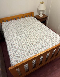 Doube size(frame+mattress+box spring+mattress cover, bedsheet )