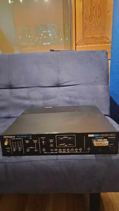 This classic Roland MKS-30 Planet-S rackmount synthesizer ready to bring those authentic 80s analog...