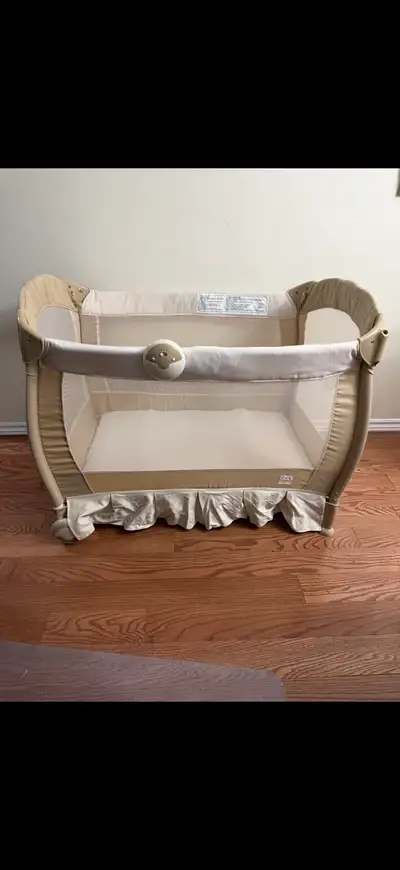 Playing/Sleeping Crib with Music, Foldable, View more