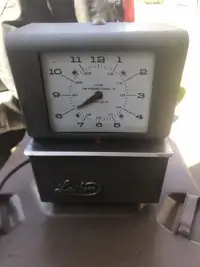 Lathem time clock vintage 