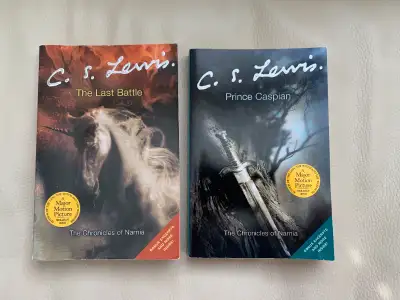C.S. Lewis - Chronicles of Narnia The Last Battle & Prince Caspian. Two books in total