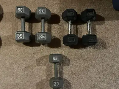 Dumbbell 20LB 25LB 35LB Like New, View more