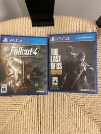Fallout 4 / the last of us ps4