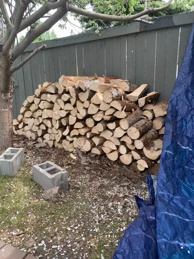 Selling a full cord of split, dry spruce. Guaranteed to burn!! This spruce is great for back yard fi...