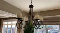 Elegant Lighting Set – Chandelier and Two Pendant Lights