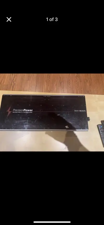 Precision 5 channel car amp . 1 amp for your whole setup.