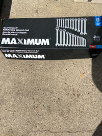MAXIMUM Professional Grade Ratcheting Wrench Set 24pc Brand New 