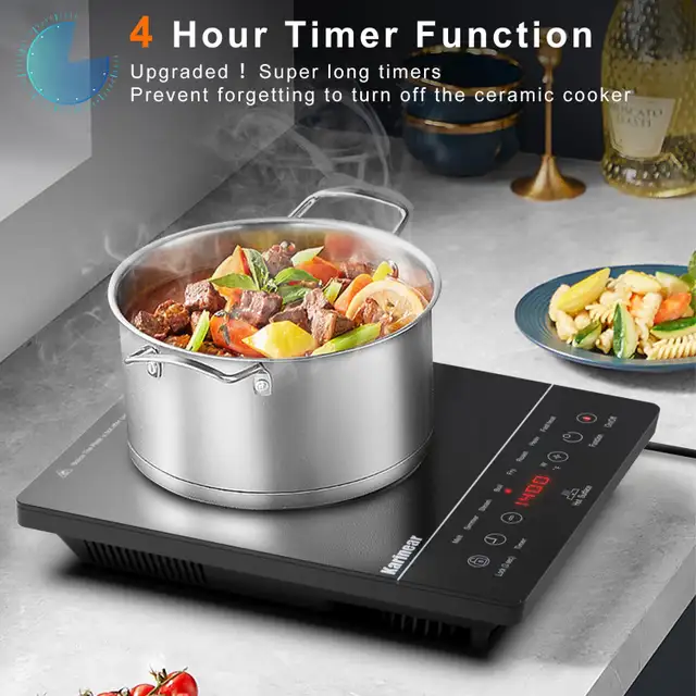 Karinear Portable Electric Cooktop Single Burner - 1800W in Stoves, Ovens & Ranges in Markham / York Region - Image 5