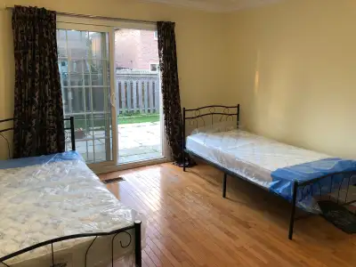 Shared room with other boy is available from now. Walk-in basement 2 bedrooms and a washroom. Shared...