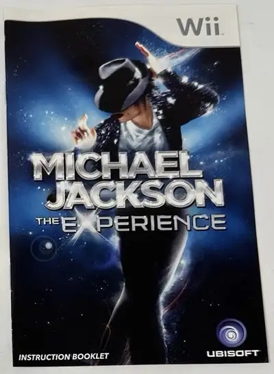 Manual Only Like New Trade Or Sale Michael Jackson Nintendo Wii, View more