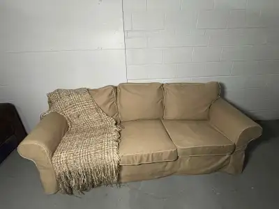 Canapé 3 place de marque IKEA couleur crème, View more