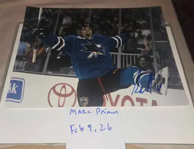 Tomas Hertl signed 8x10 photo Sharks Golden Knights Hockey, View more