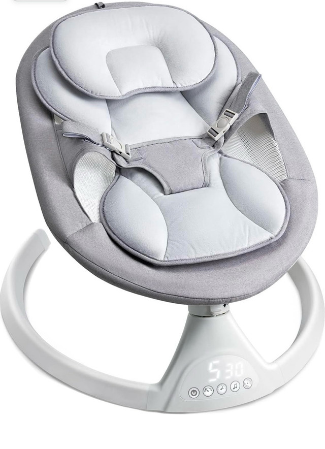 Baby Swings for Infants, Bluetooth Baby Rocker with 5 Motions in Playpens, Swings & Saucers in Markham / York Region