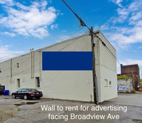 Advertisement wall for rent, Broadview and Queen Street East City of Toronto Toronto (GTA) Preview